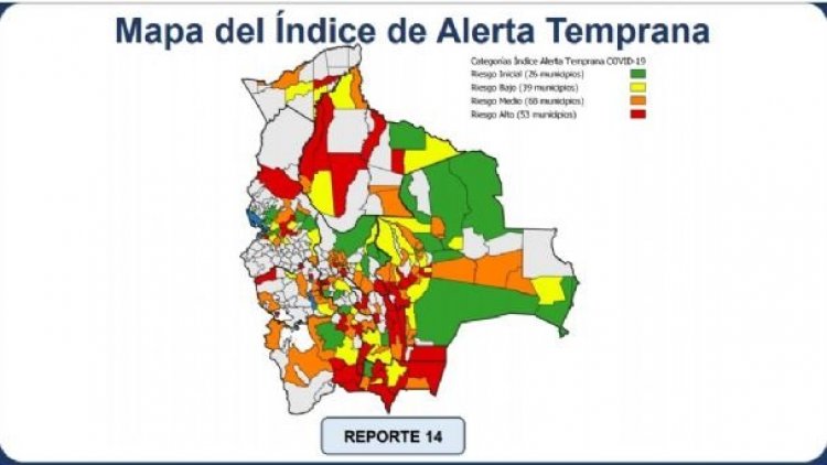 En una semana, los municipios con riesgo alto de contagios suben de 48 a 53