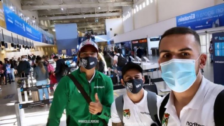 Martins, Vaca y Haquín viajan a Cuiabá luego de cumplir aislamiento por la Covid