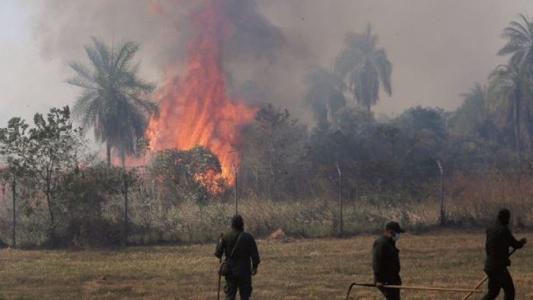 El incendio se inició a 8 km de Viru Viru y Gobierno presenta querella
