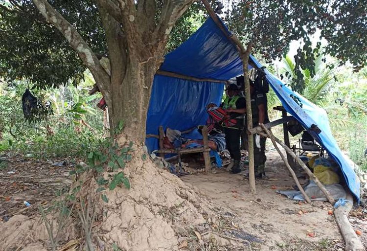 Abandonan a un bebé en una carpa precaria en Yapacaní