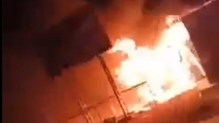 Incendian puesto de la Aduana en Villazón
