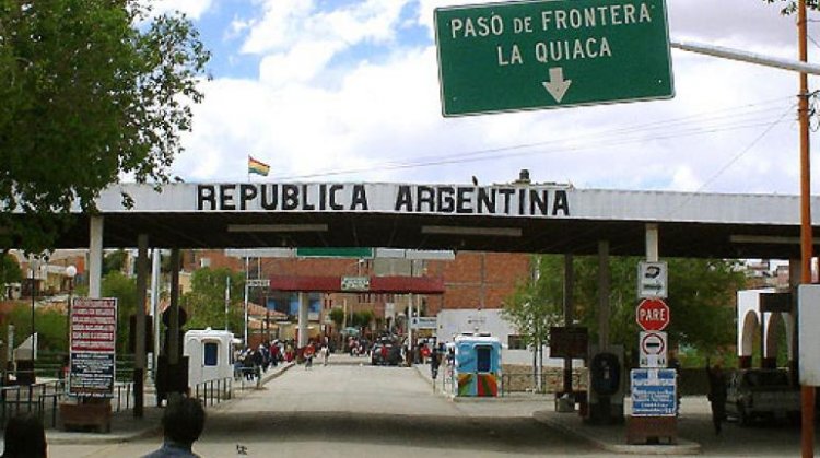 Paso Fronterizo habilitado, La Quiaca (Fuente: Los Tiempos).