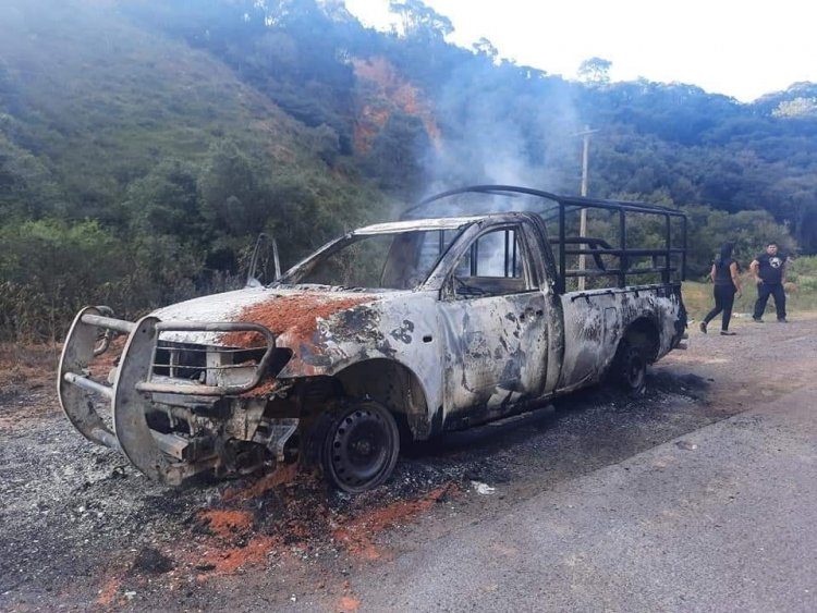 Entre Ríos: Se incendió una camioneta que transportaba insumos veterinarios