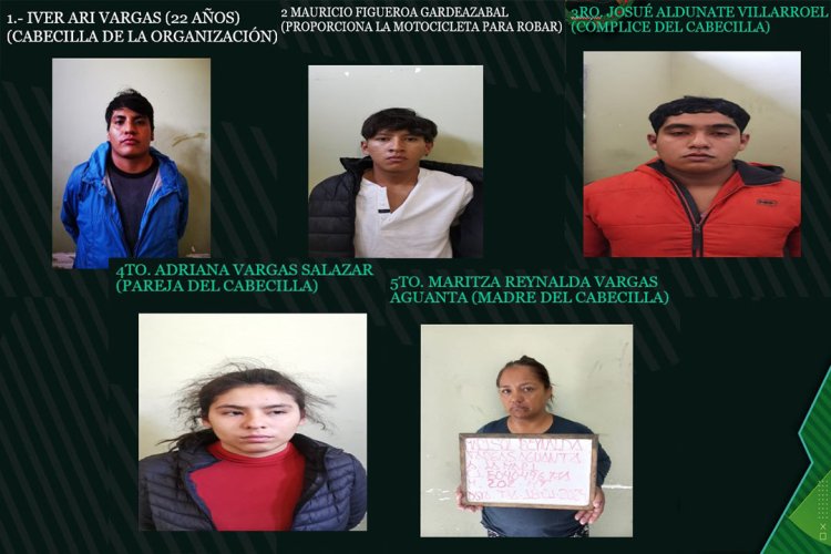 Desmantelada banda criminal dedicada al robo de motocicletas en Tarija