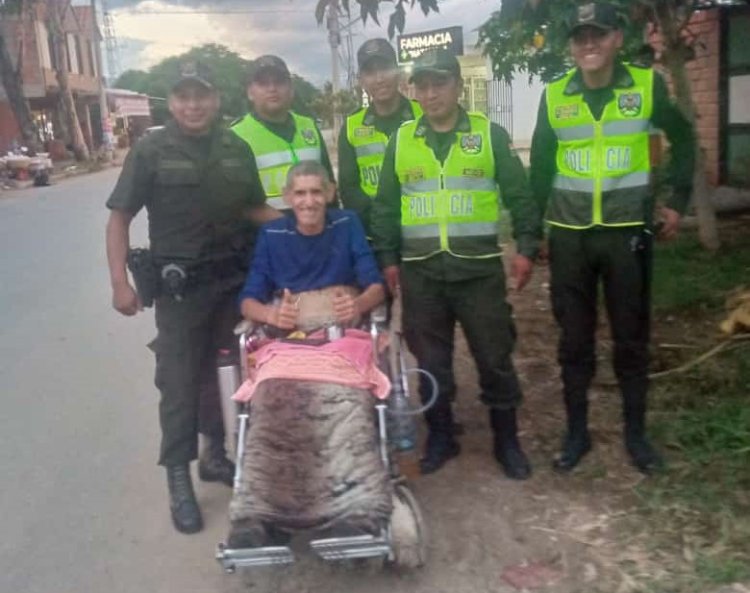 Infractores realizaron trabajo comunitario en favor de un atleta boliviano en silla de ruedas.