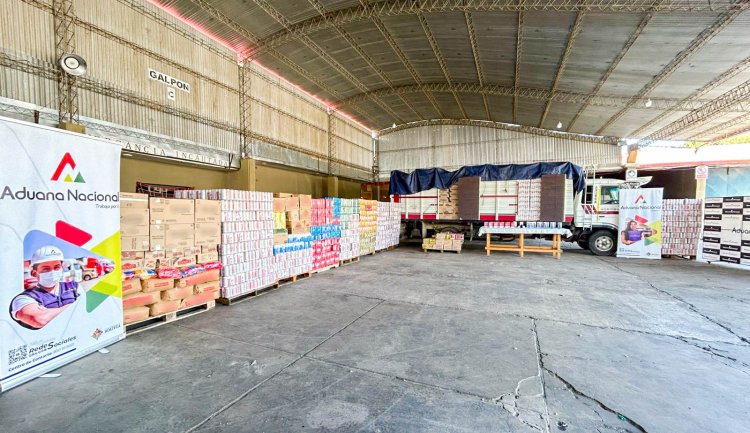 La ADUANA comisó mercadería y celulares transportados ilegalmente a Tarija