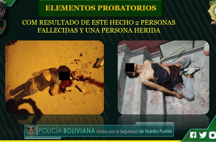 Tragedia en Tarija: Dos personas asesinadas y una gravemente herida en brutal pelea