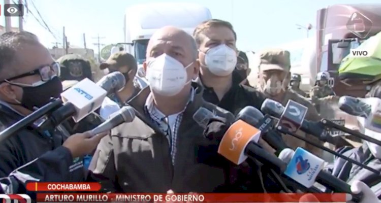 Murillo denuncia plan para dinamitar cisternas con oxígeno; hay cambio de ruta hacia occidente